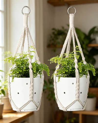 Macrame Plant Hanger Rope, Hanging Flower Pot Holder