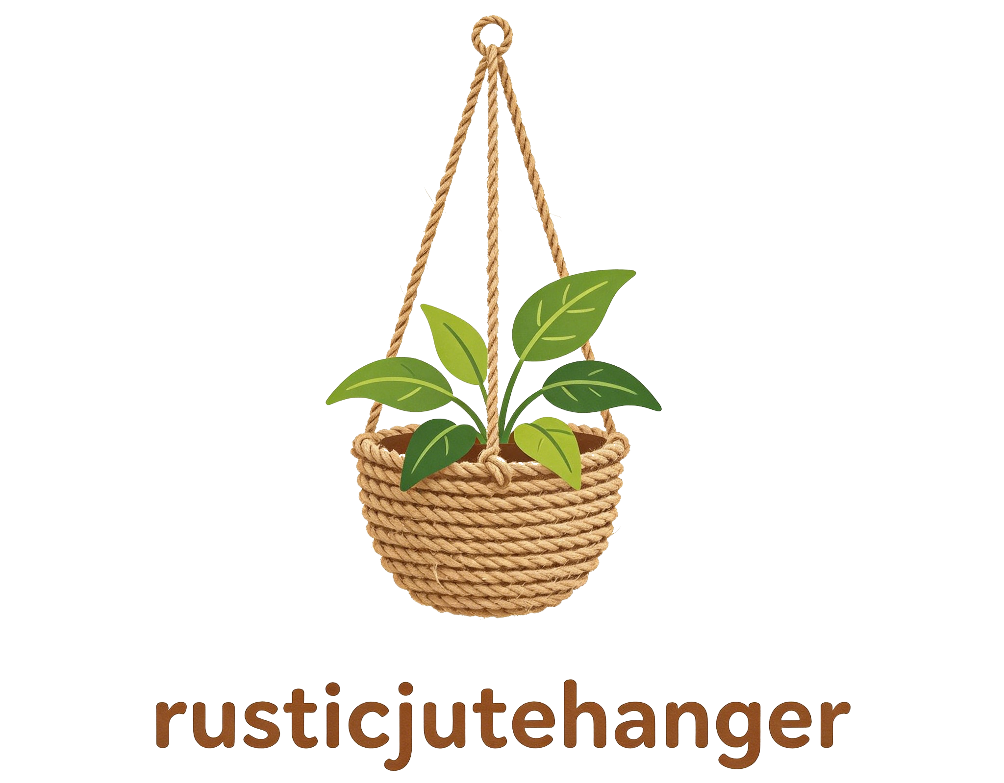 Display Your Favorite Plants Beautifully While Saving Floor and Shelf Space.rusticjutehanger